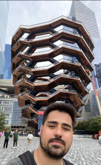 Felipe Rovaris em viagem